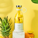 350ML Electric Juicer Blender Mixer USB Rechargeable Machine Household Portable Blender Maker Cup Kitchen Tool Kit - Home & beyond co