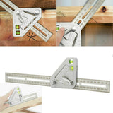 Triangular Level Multifunctional Woodworking Triangle Ruler Angle Ruler Revolutionary Carpentry Tool Measuring Tools - Home & beyond co