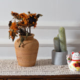 Woven Ornaments Floral Vases - Home & beyond co