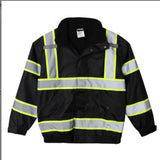 High Visibility Safety Work Clothes High Visible Waterproof Rain Gear Coat - Home & beyond co