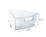 Home & Beyond Co Trans Store Kitchen Box for organized food storage with clear plastic design and secure lid.