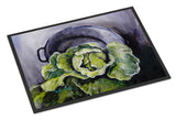 Home Grown In Plaquemines Parish cabbage doormat by Home & Beyond Co, featuring a detailed cabbage design for home decor.