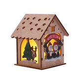 Christmas Decorative Wooden Ornaments LED Lighting - Home & beyond co
