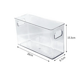 Home & Beyond Co Trans Store Kitchen Box with clear plastic lid and multiple compartments for organized food storage